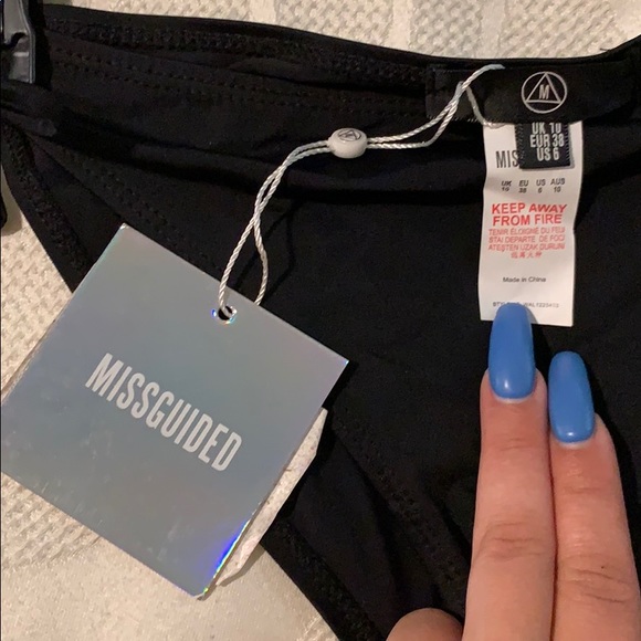 Miss Guided The Side Bikini Bottoms Size 10 - Picture 3 of 5